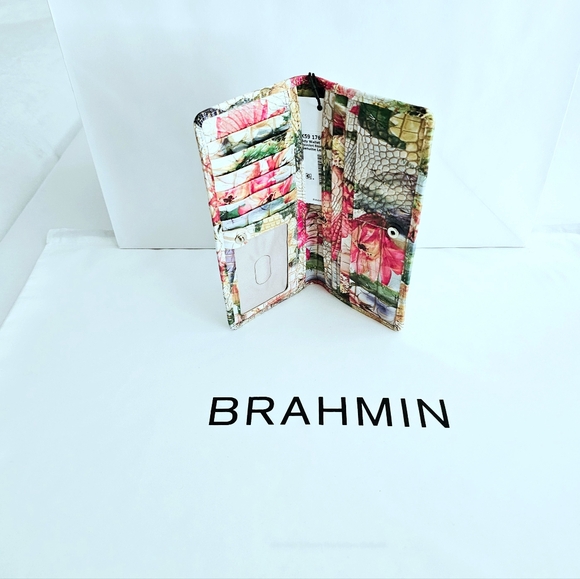 NWT Brahmin SUCCULENT BLOOM Ady Wallet - Picture 3 of 11